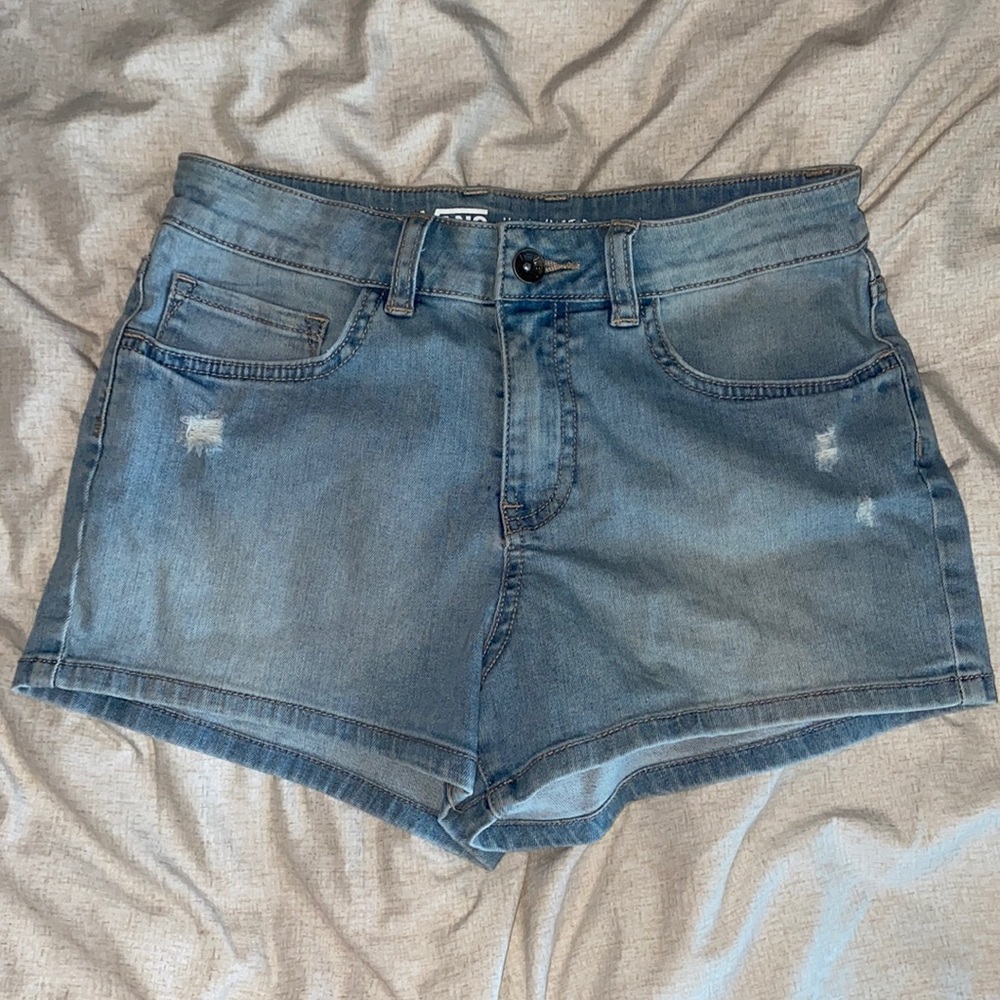 Light blue Vans shorts